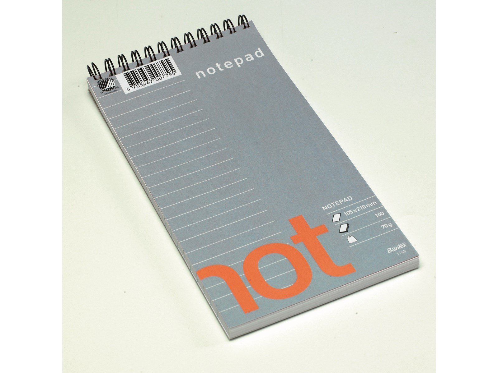 Bantex  Not Notepad 105X210 Ruled Unpunched