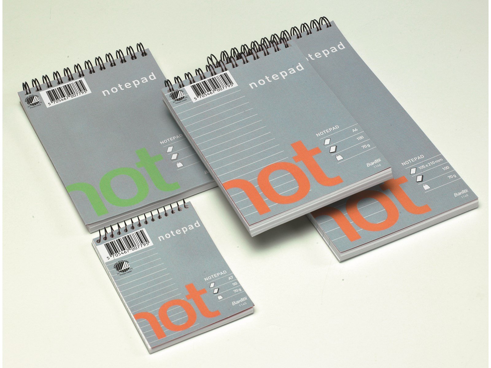 Bantex  Not Notepad 105X210 Ruled Unpunched
