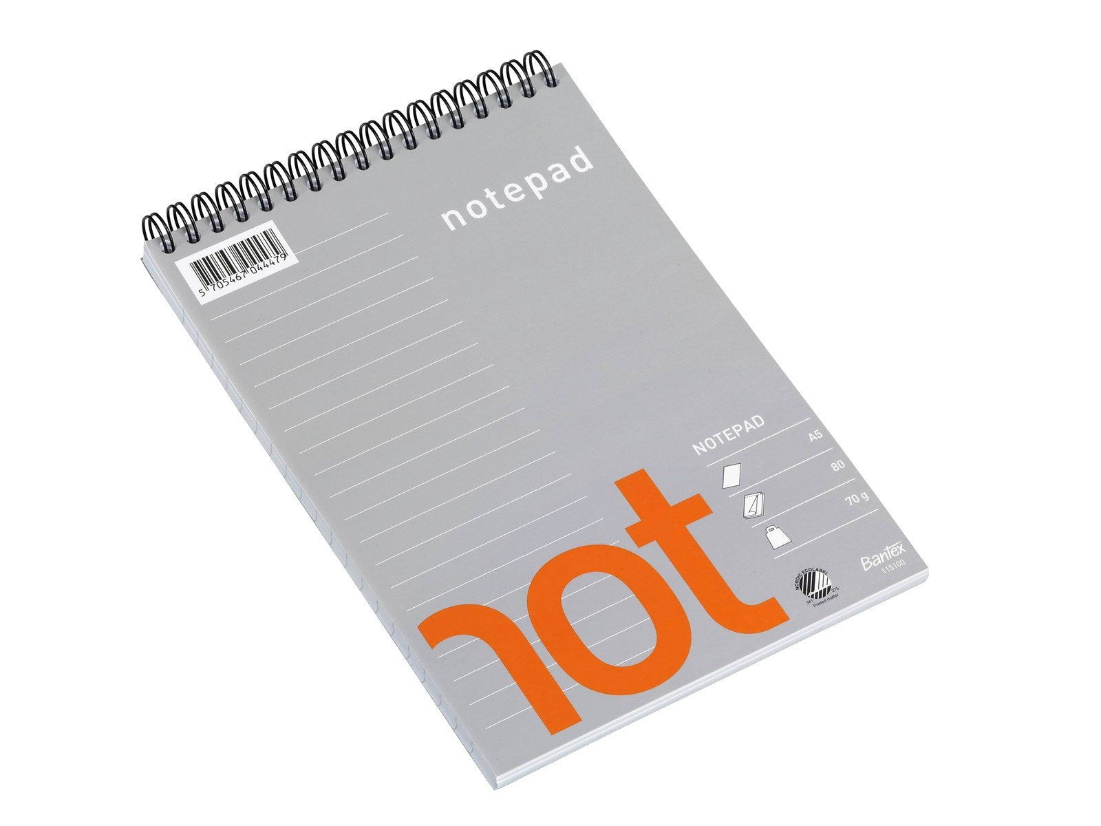 Bantex  Not Notepad A5 Ruled Unpunched