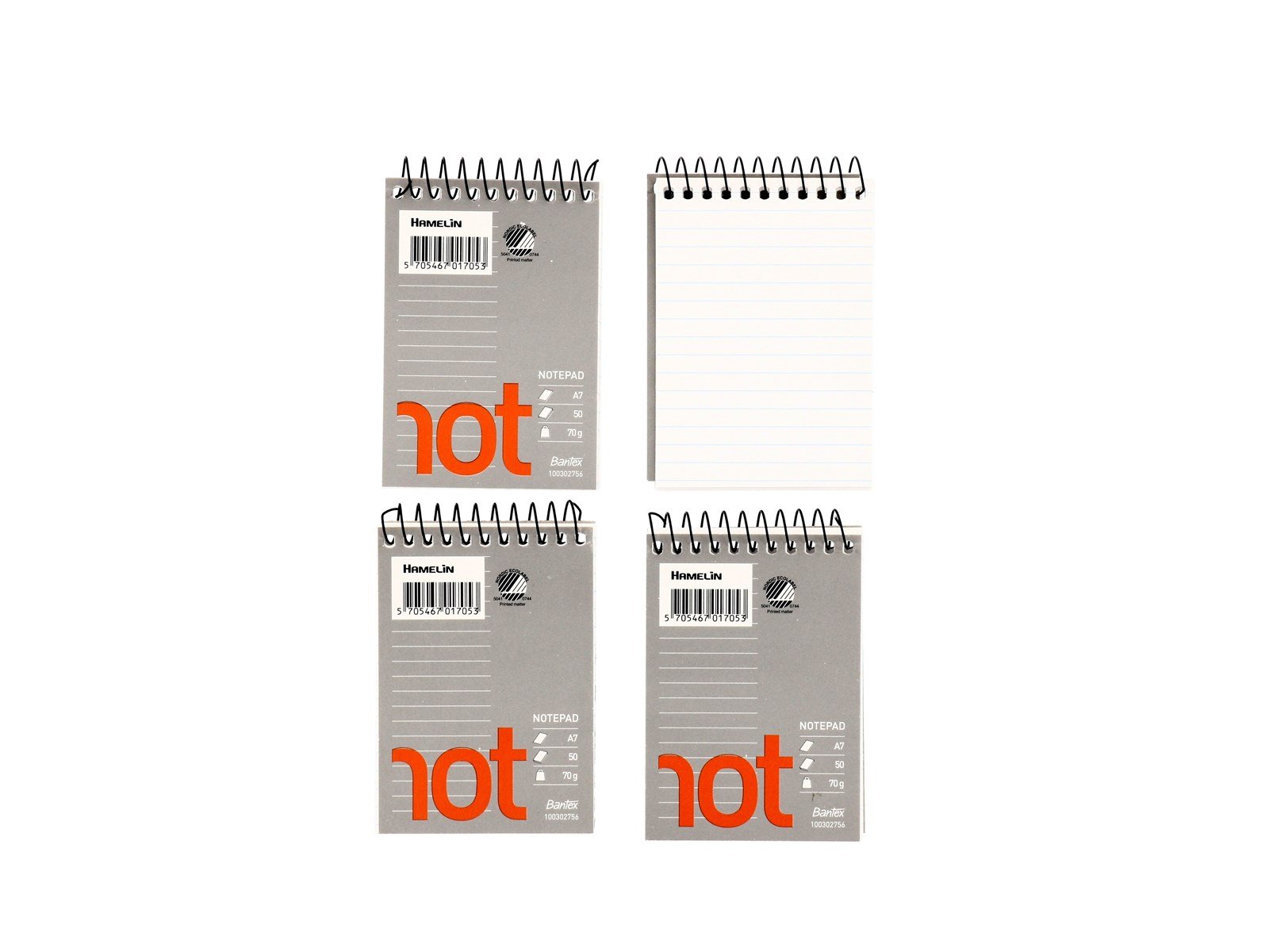 Bantex  Not Notepad A7 Ruled Unpunched