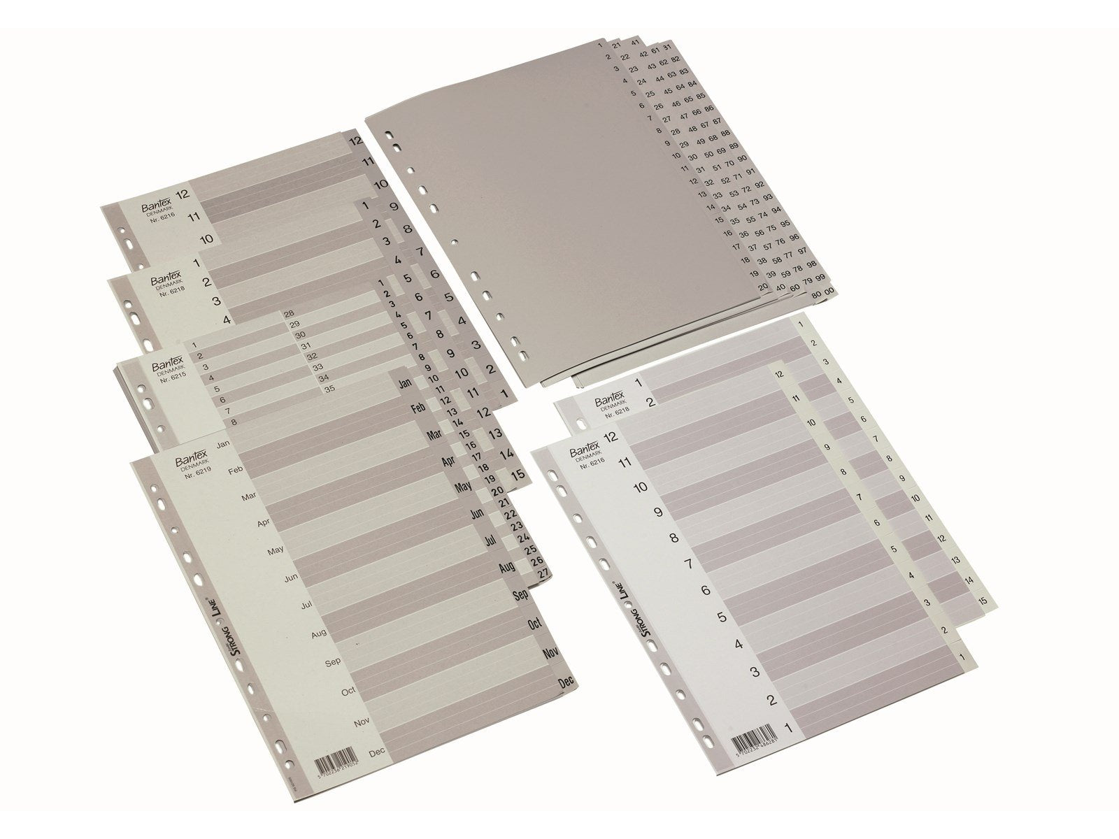 Bantex  Strong-Line®Indexes 1-54 Grey