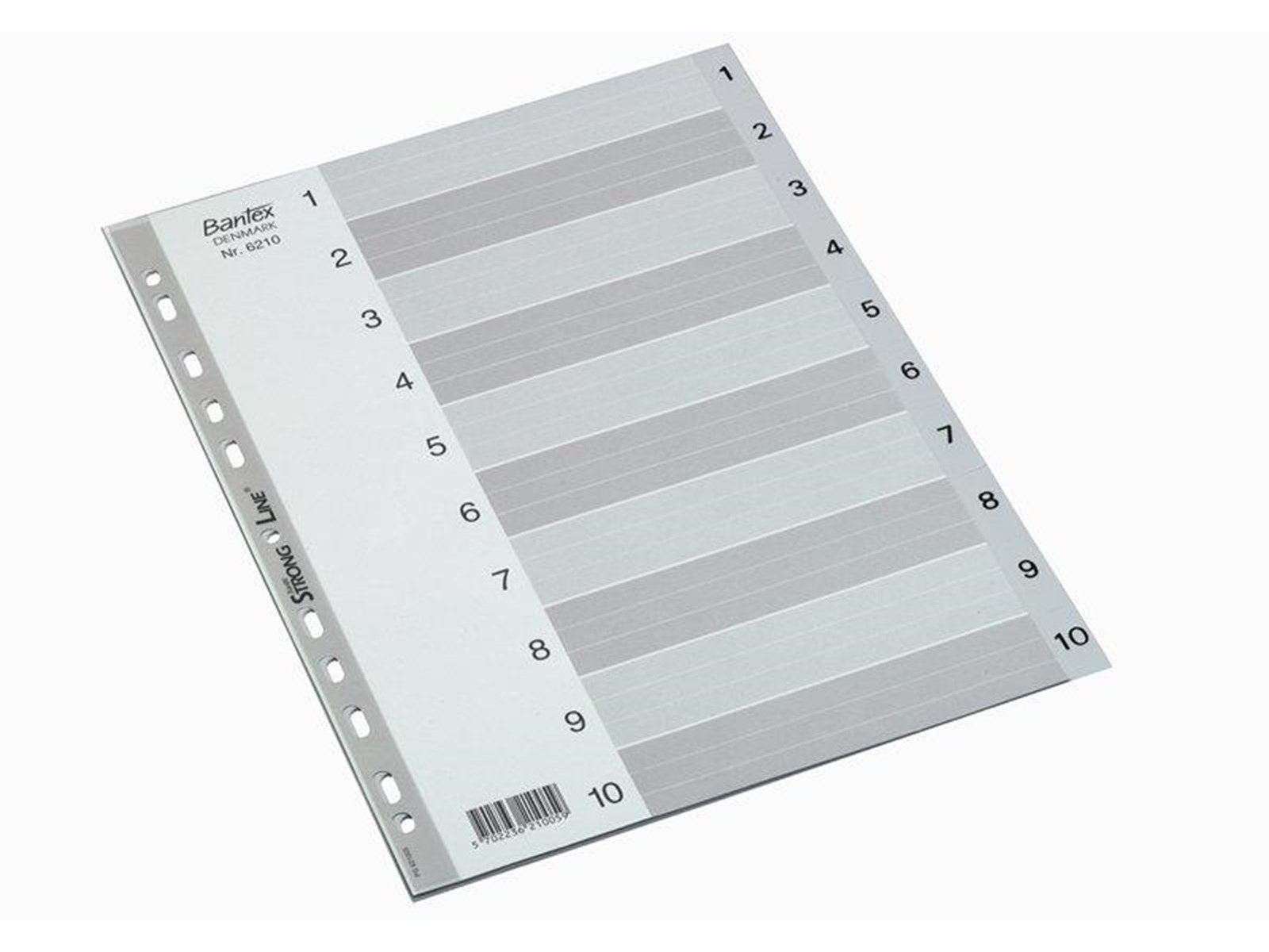 Bantex  Strong Line-Index Grey A4 1-10 Grey