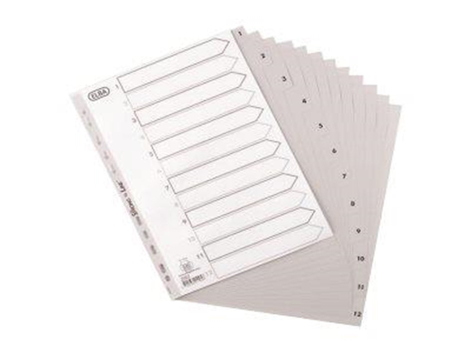 Bantex  Strong-Line®Indexes 1-12 Grey