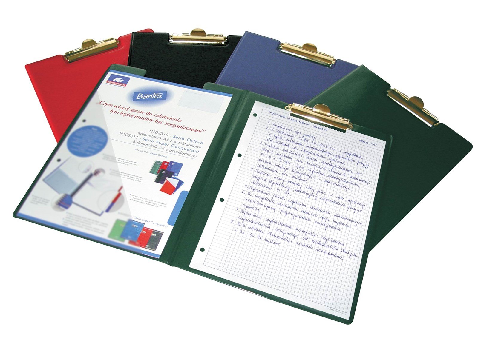 Bantex 4210-01 Foldover Clipboard A4 Blu