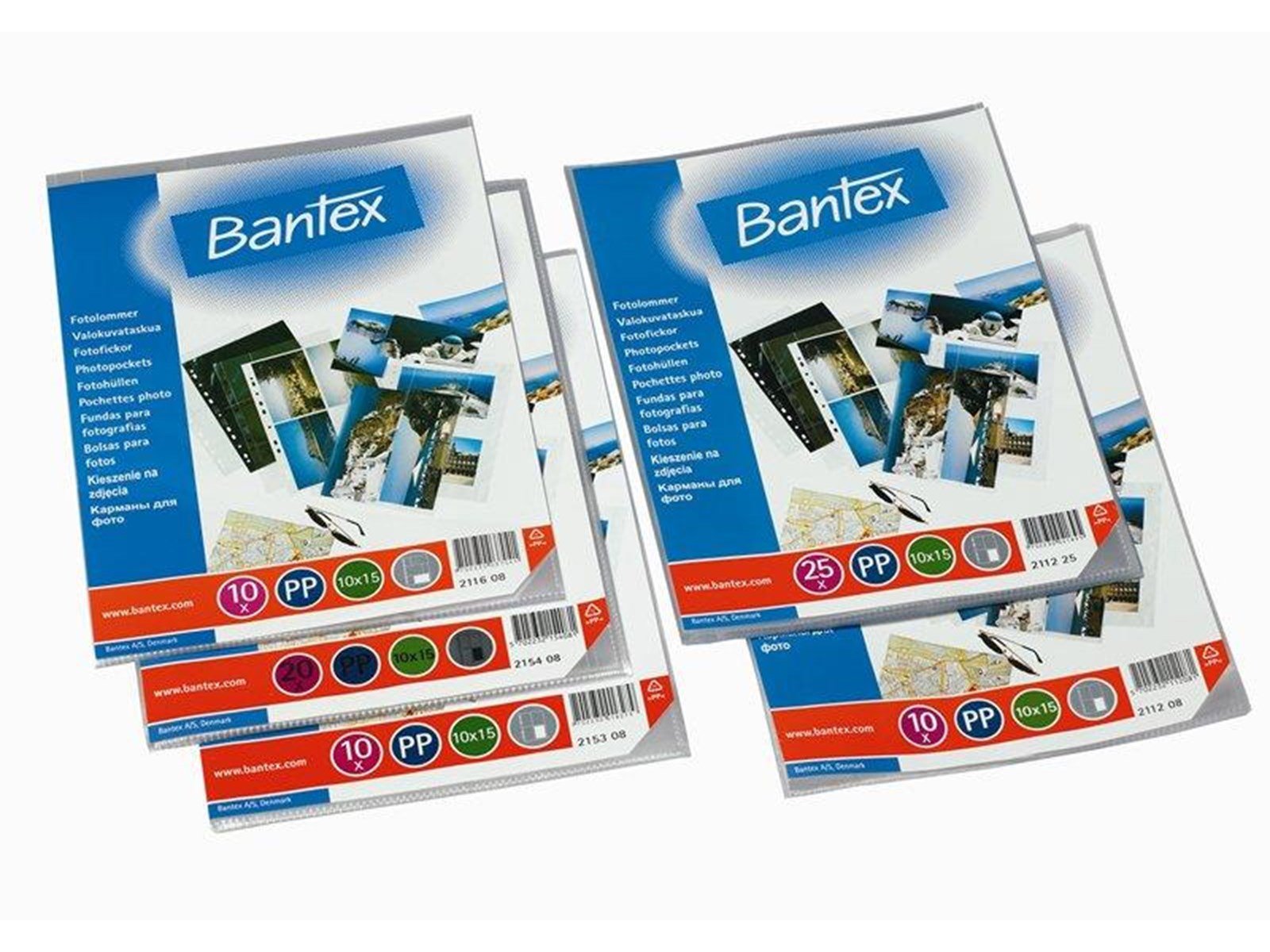 Bantex  Photo Pocket 0.1 Mm 25 Pockets Transparant