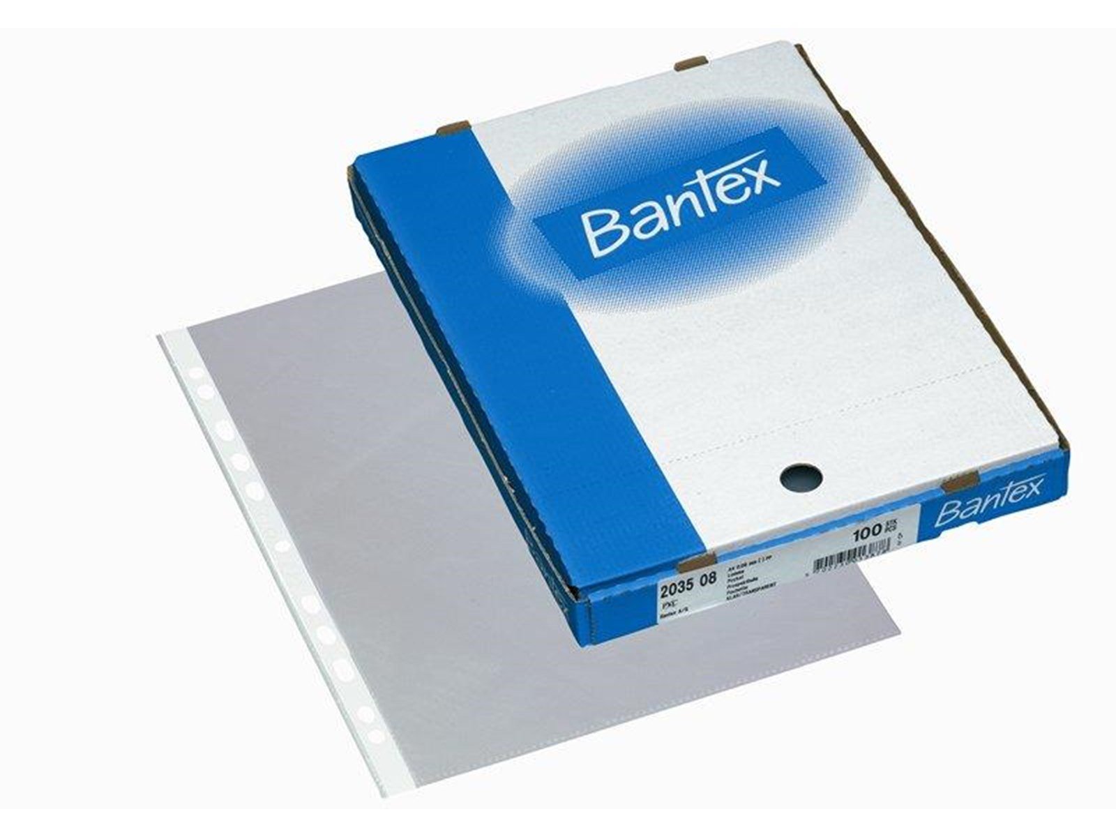 Bantex  Pockets With Top Opening 0.06 Mm 100 Pcs. Transparant