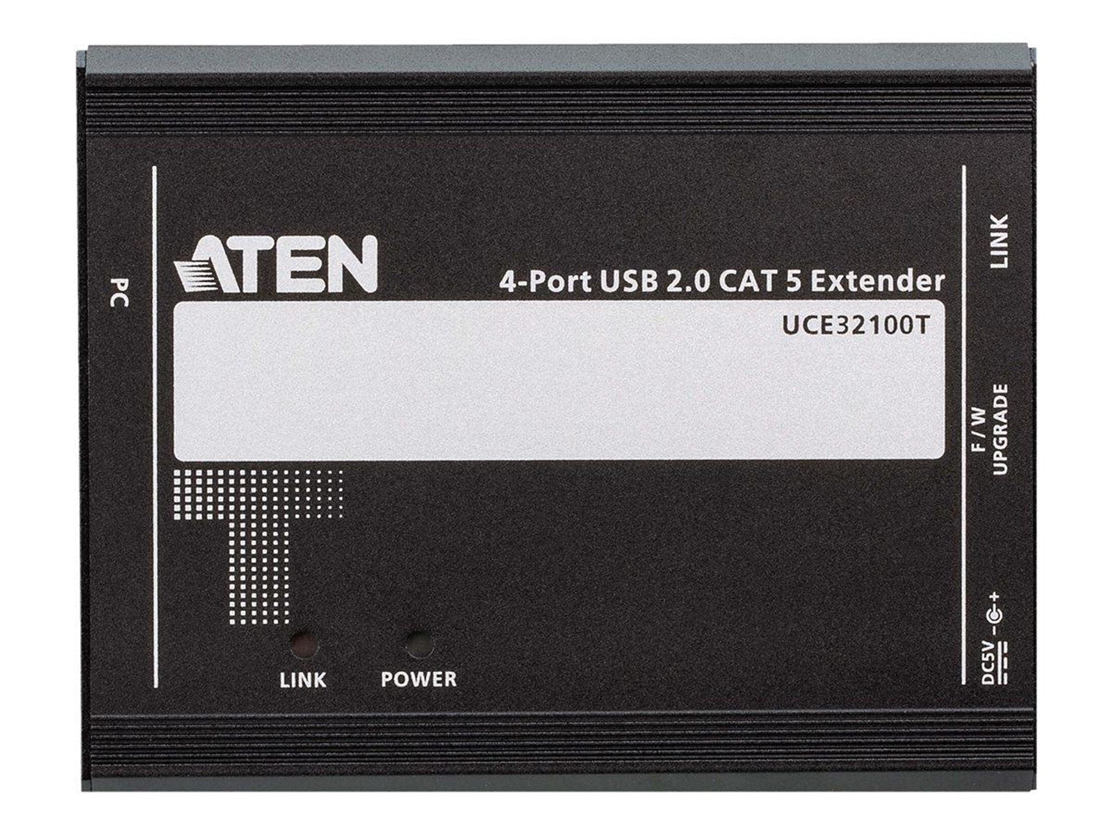 ATEN 4-Port USB 2.0 CAT 5 Extender (up to100m)