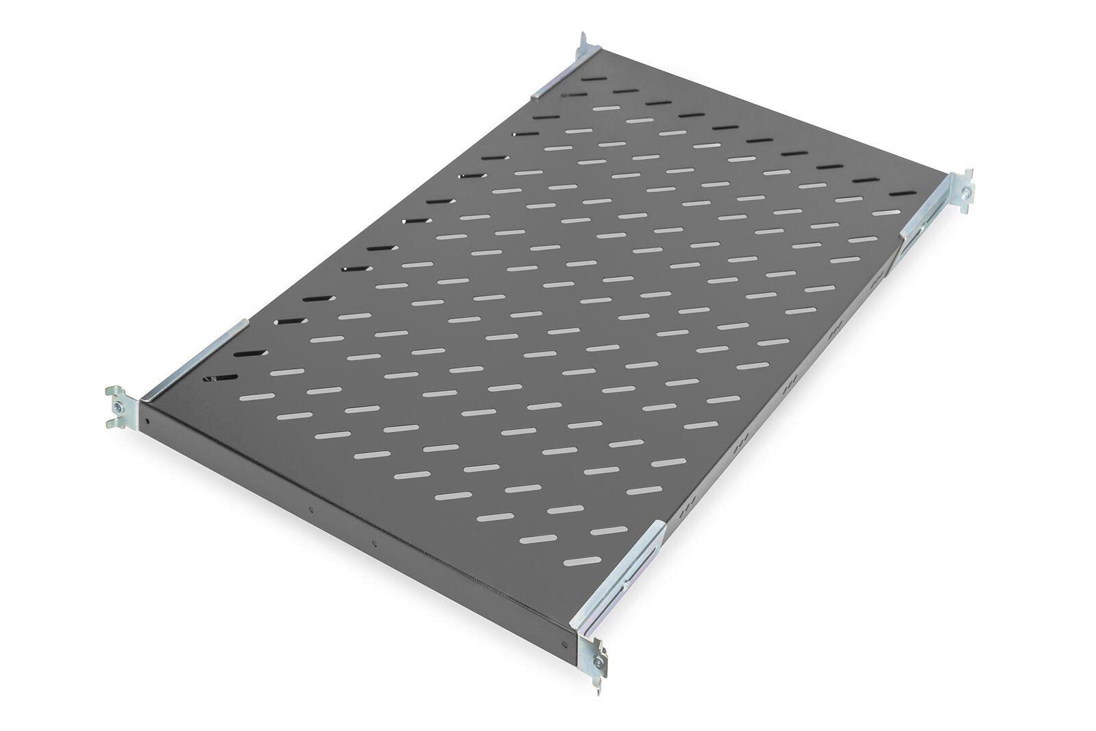 Digitus Fachboden 19'-Schränke festeinbau ab 1.000mm Tiefe bis 50kg 1HE RAL9005 schwarz