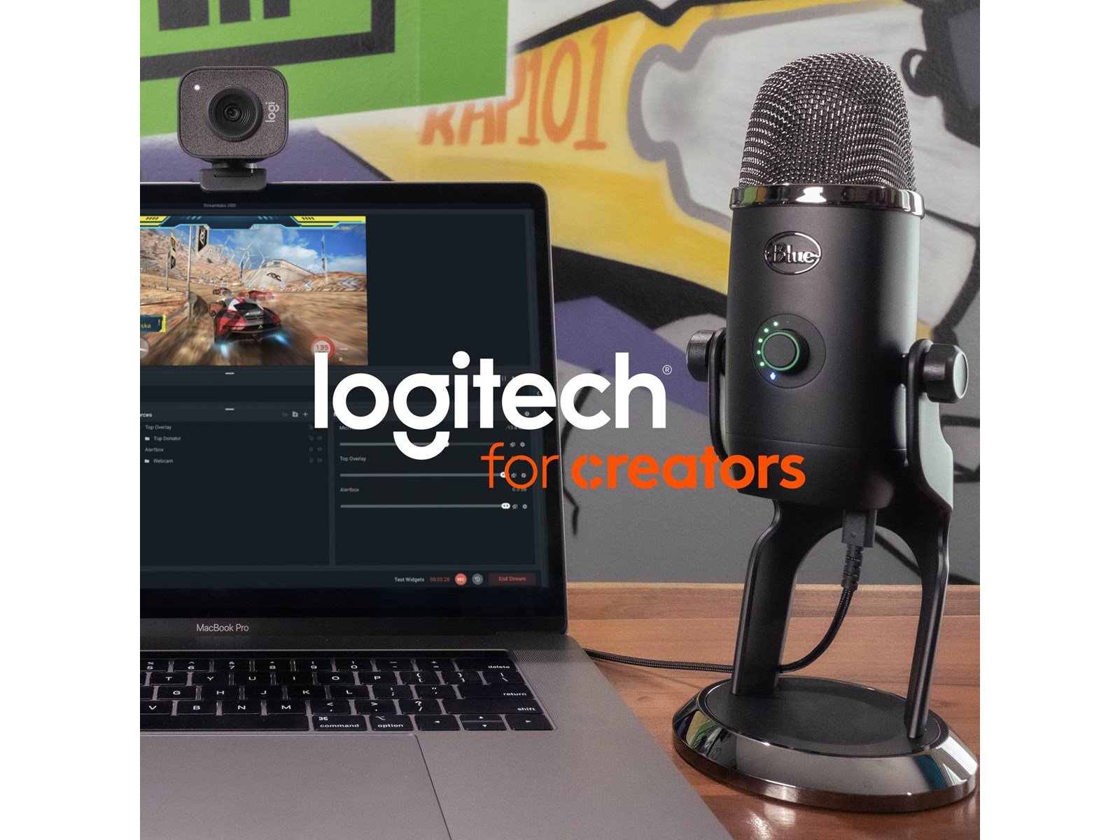 Blue Mic Yeti USB - Blackout - Microphone for Windows PC and Mac