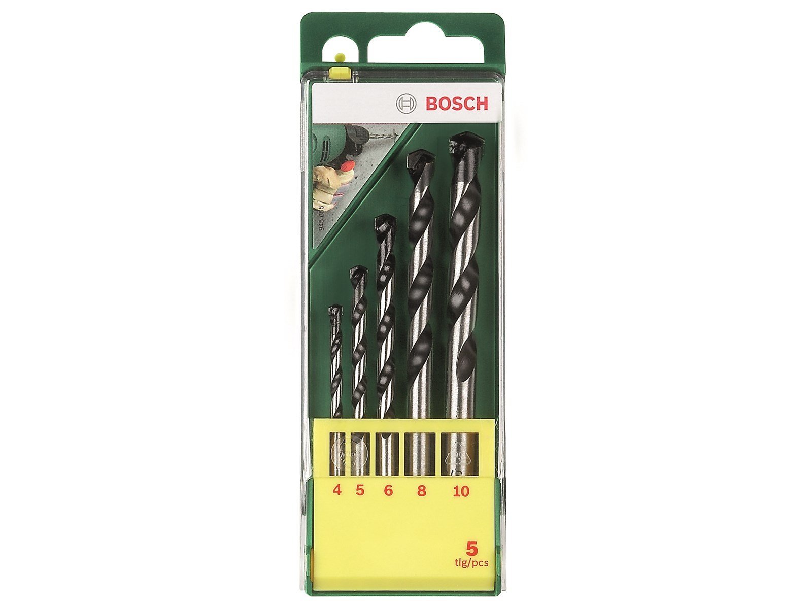 Bosch 5-piece concrete drill bit set