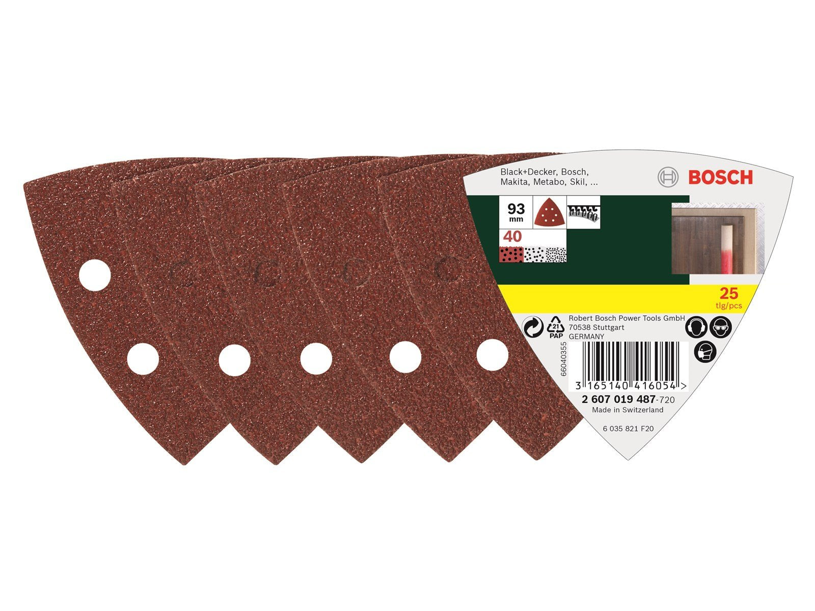 Bosch Sanding sheets 25 Stk.
