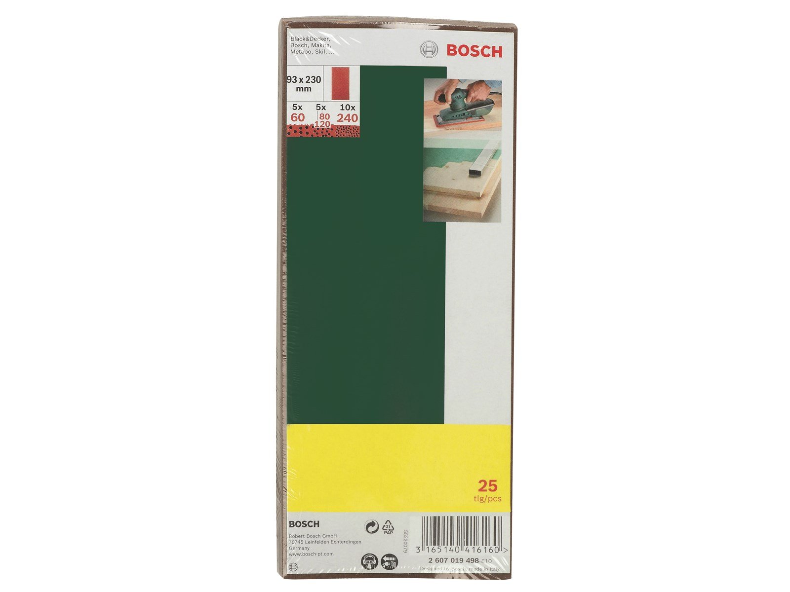 Bosch sanding sheet 25 Stk.