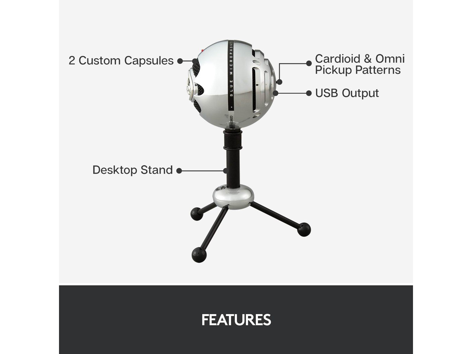 Blue Mic Snowball - Brushed Aluminum