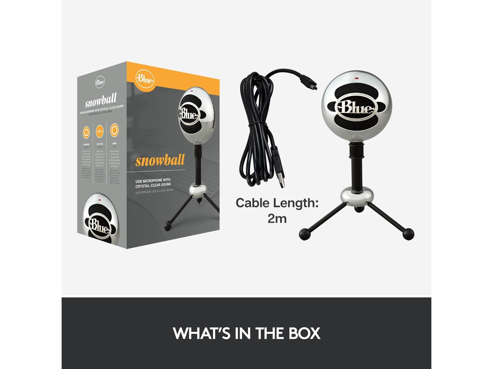 Blue Mic Snowball - Brushed Aluminum