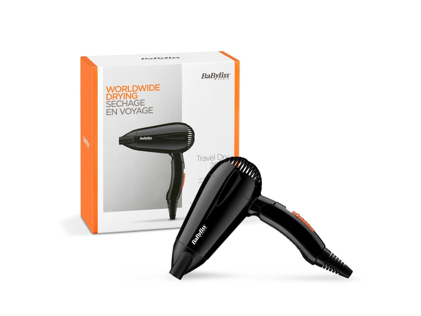 Babyliss Haartrockner / Föhne Travel Dry 2000 - 2000 W