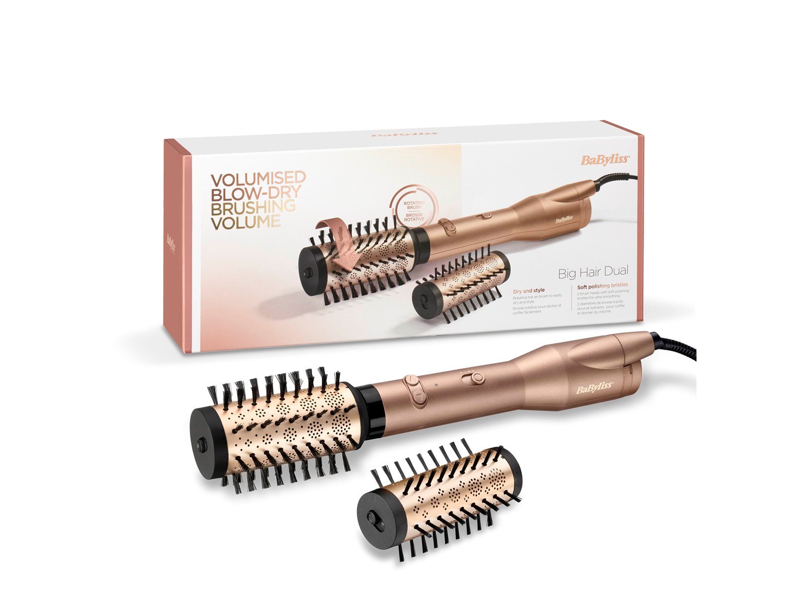 Babyliss Haartrockner / Föhne Big Hair Dual - Gold Edition - 650 W