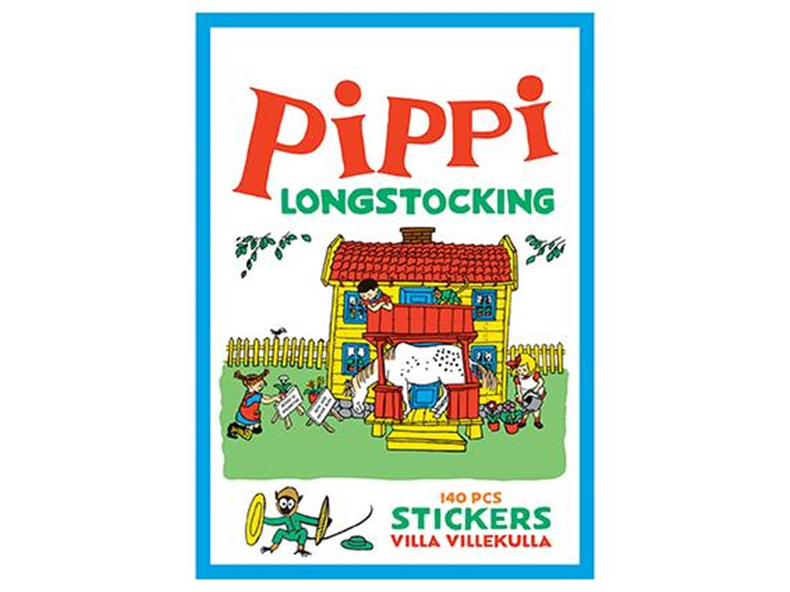 Barbo Toys - Pippi Longstocking Stickers Villa Villekulla with 140 Stickers - Aufkleber