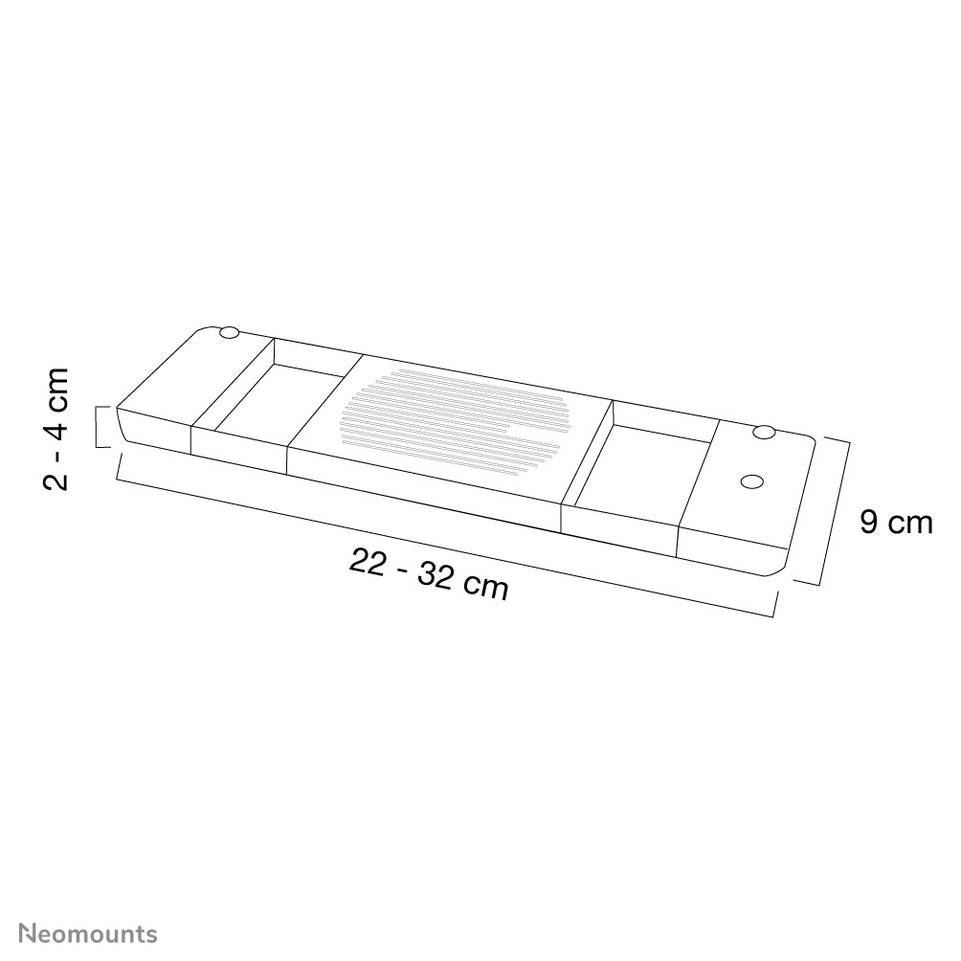 Support pour ordinateur portable Neomounts noir NSLC200