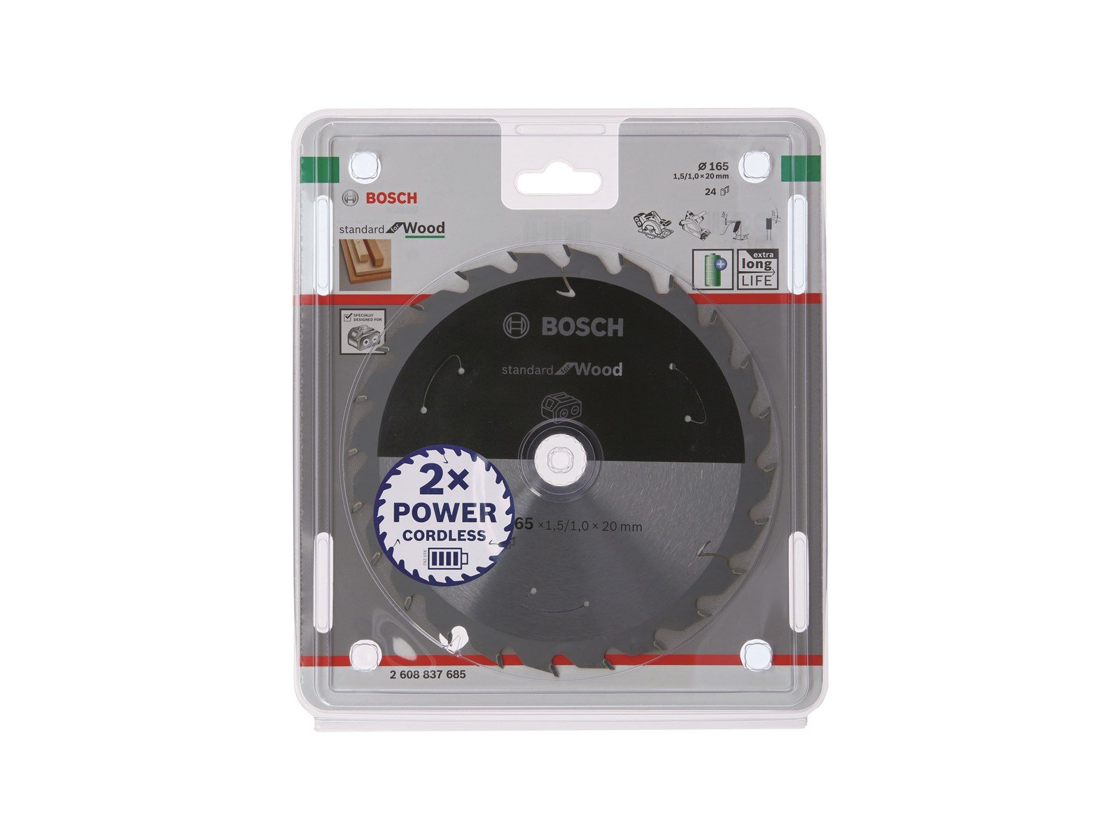 Bosch Bosc Kreissägebl. SfW 165x20x1.5/1.0x24T | 2608837