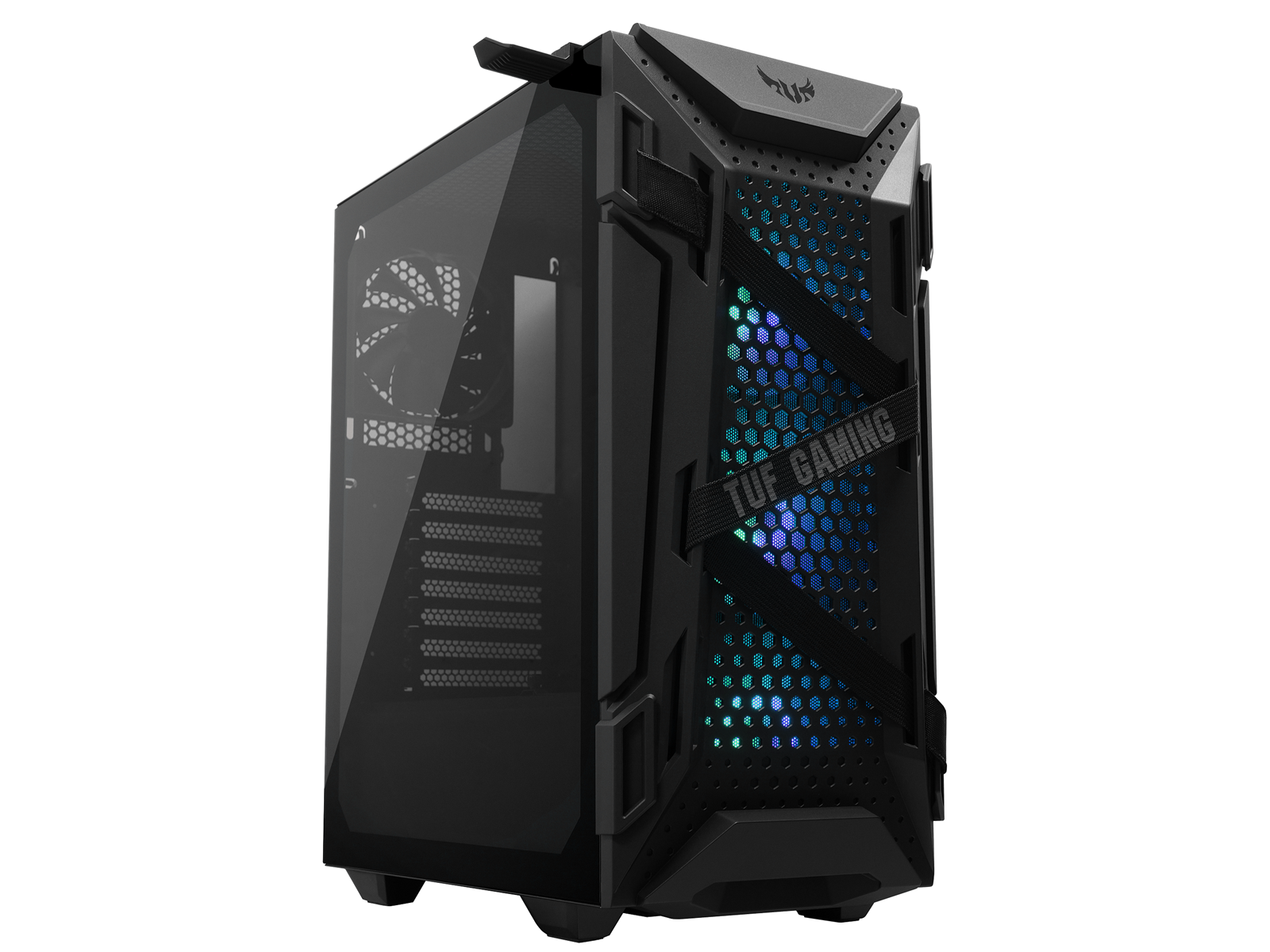 ASUS TUF Gaming GT301 - Gehäuse - Miditower - Schwarz