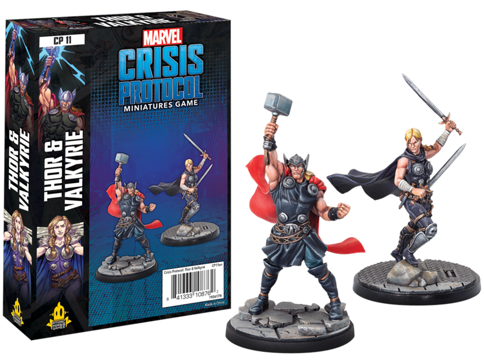 Asmodee Marvel Crisis Protocol Thor & Valkyrie
