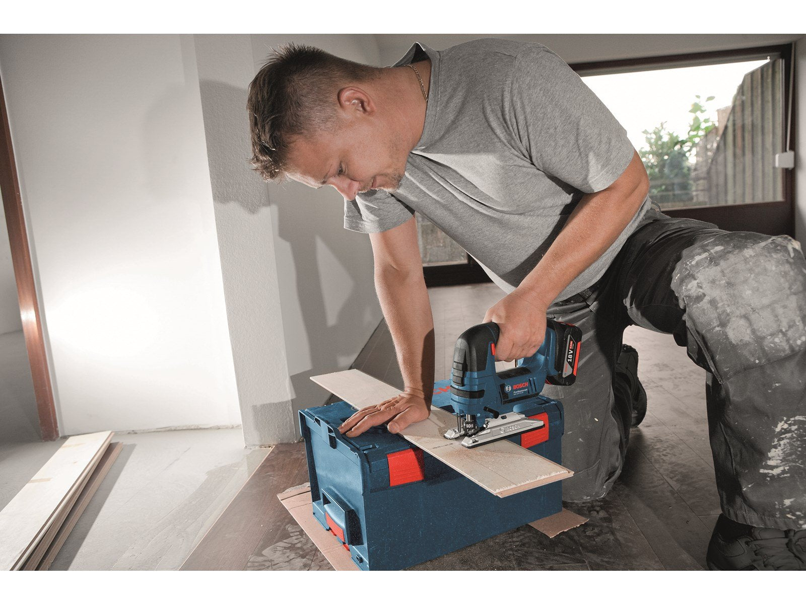 Bosch Professional GST 18V-LI B Cordless Jigsaw  incl. 2x Accus