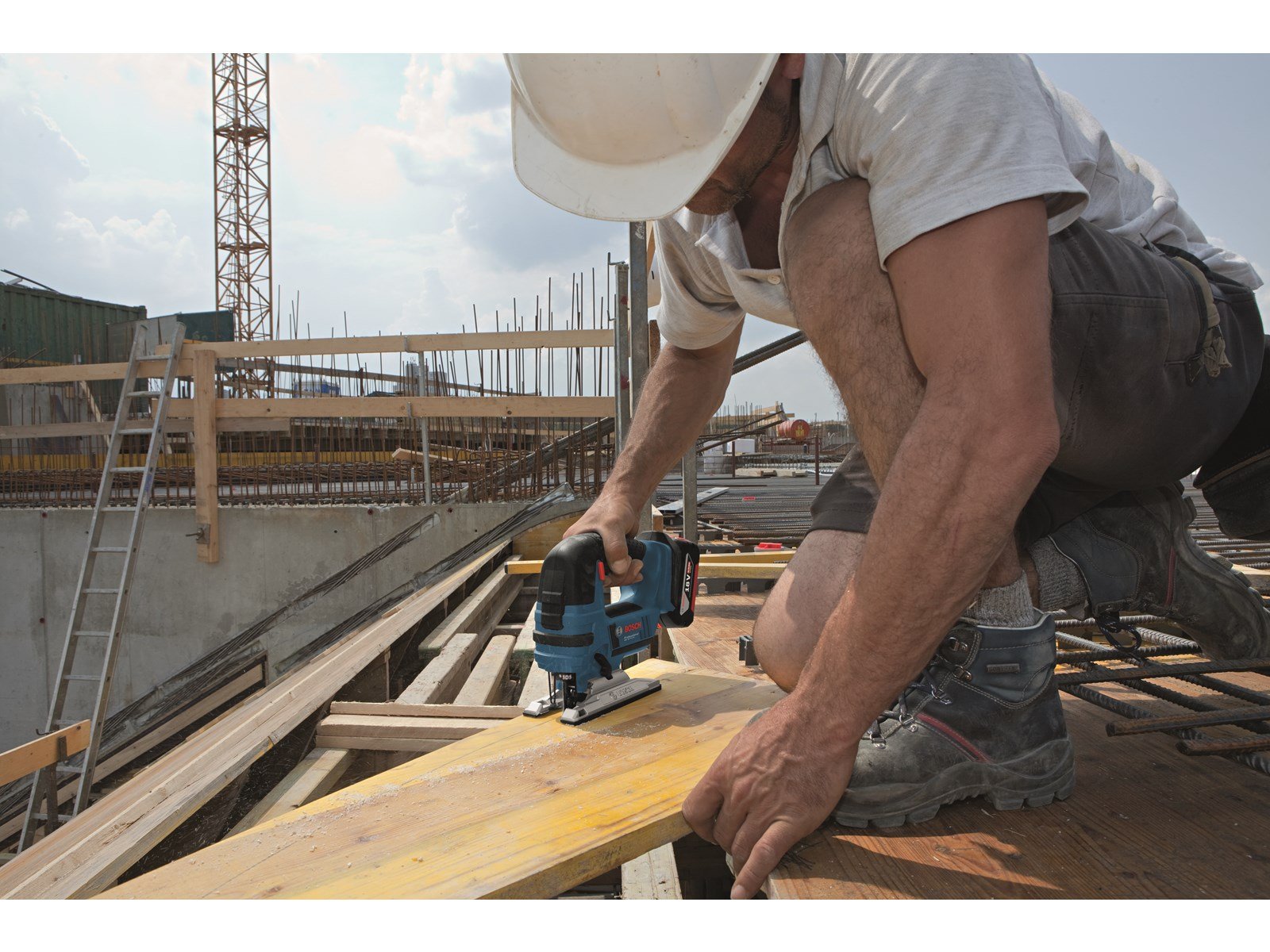 Bosch Professional GST 18V-LI B Cordless Jigsaw  incl. 2x Accus