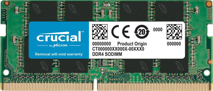 Crucial RAM 16GB (1x16GB) DDR4 3200MHz SODIMM grün