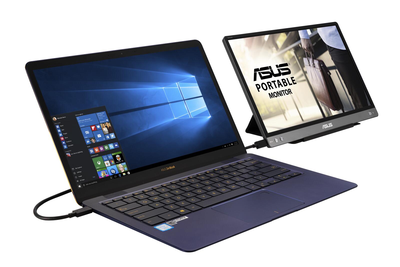 ASUS ZenScreen MB14AC 35,56 cm (14 Zoll) portbaler Monitor