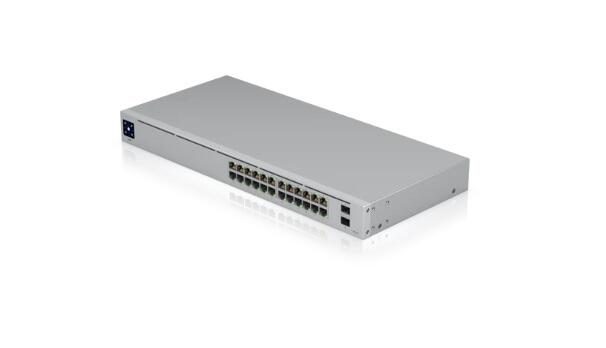 Ubiquiti UniFi Switch USW-24 managed Switch 24x 1GbE + 2x 1G SFP an Rack montierbar (USW-24)
