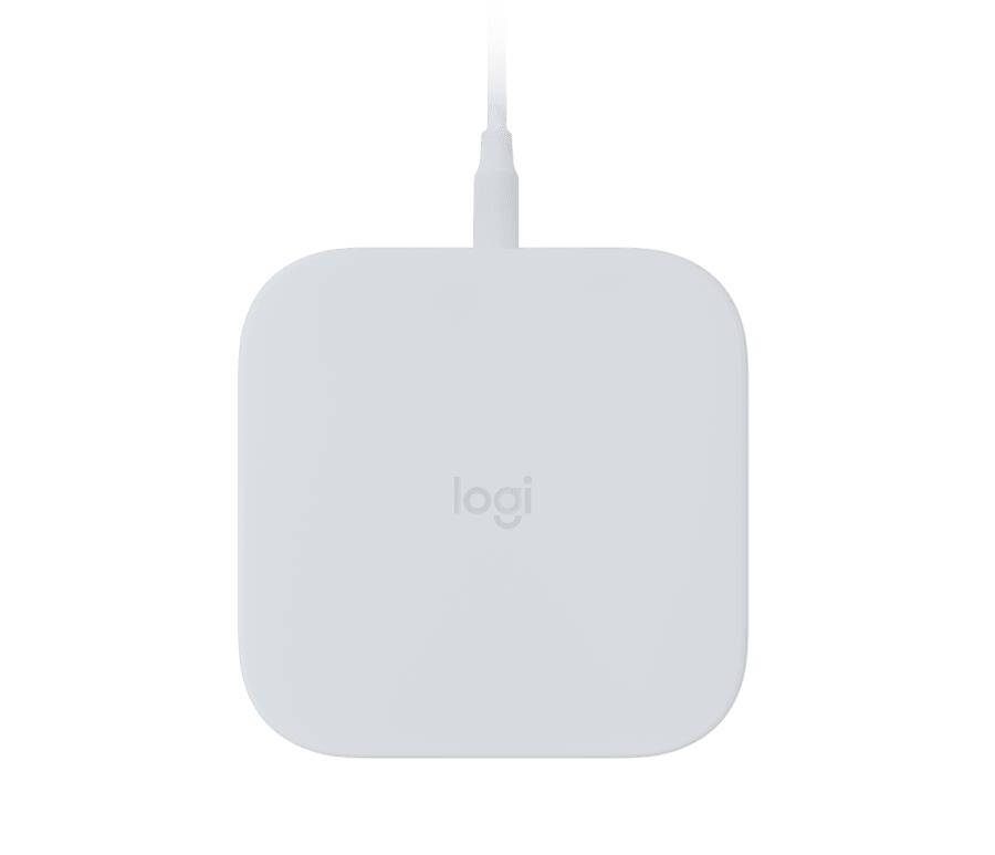 Logitech Powered Pad kabelloses Ladegerät weiß