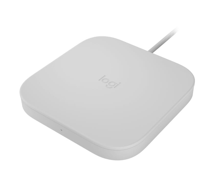 Logitech Powered Pad kabelloses Ladegerät weiß