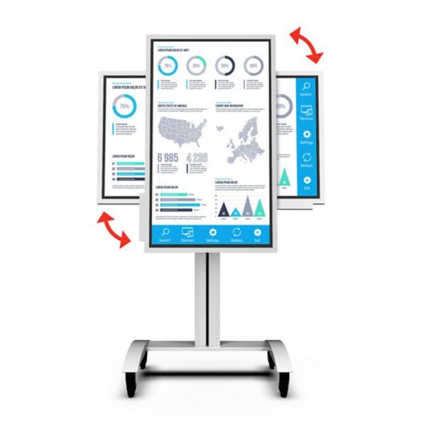 Peerless-AV SR560-FLIP2 mobiler Rollwagen rotierbar
