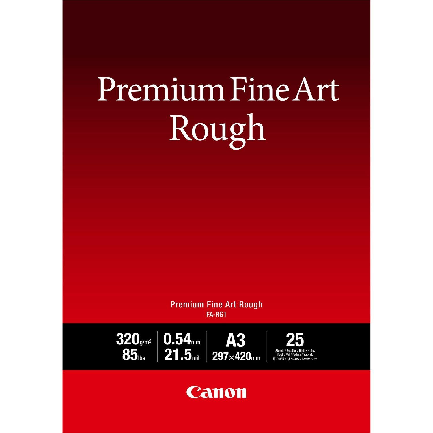 Canon FA-RG1 Premium Kunstpapier Baumwolle A3 297x420mm - 25 Blatt 320g/m²