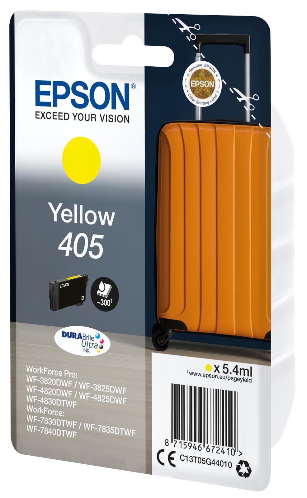 Epson Original 405 Koffer Druckerpatrone gelb 5,4ml (C13T05G44010)
