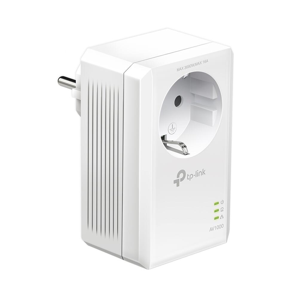 TP-Link TL-PA7017P AV1000-Gigabit-Powerline-Adapter mit Steckdose