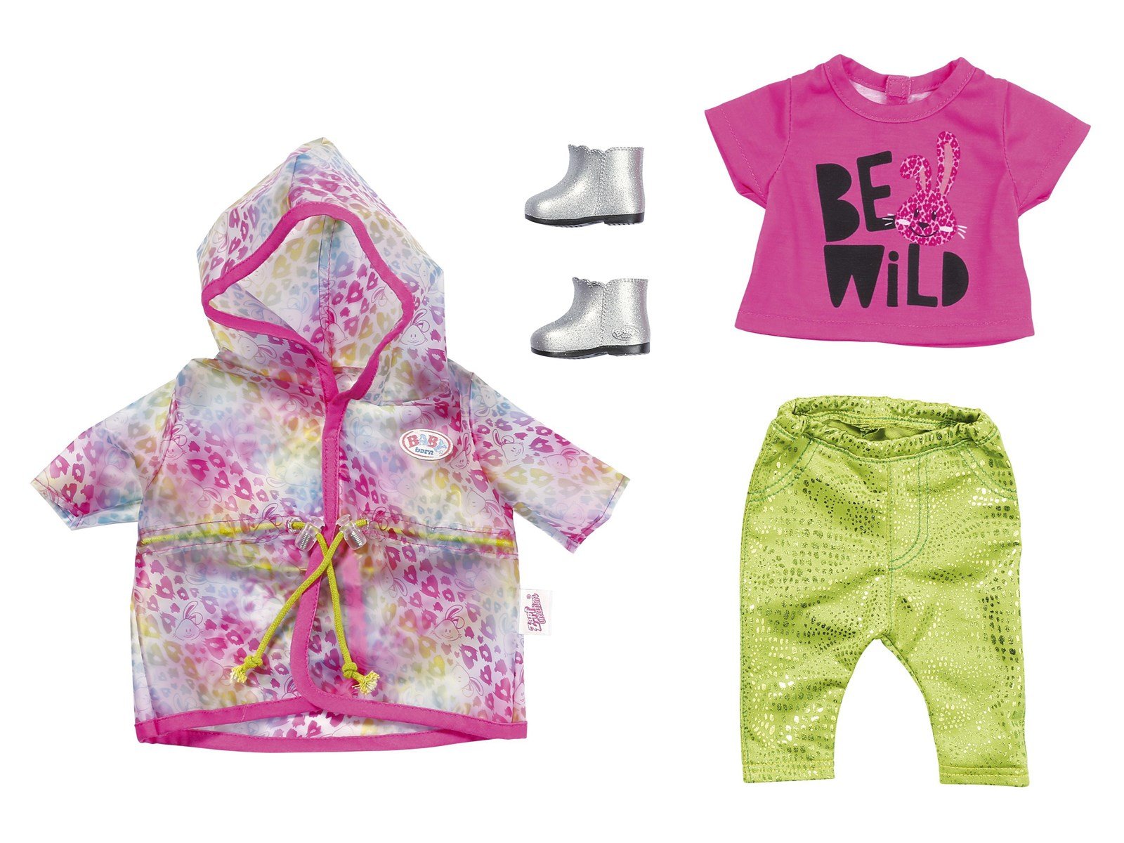 Baby Born Deluxe Trendiges Regenbogen Set 43cm