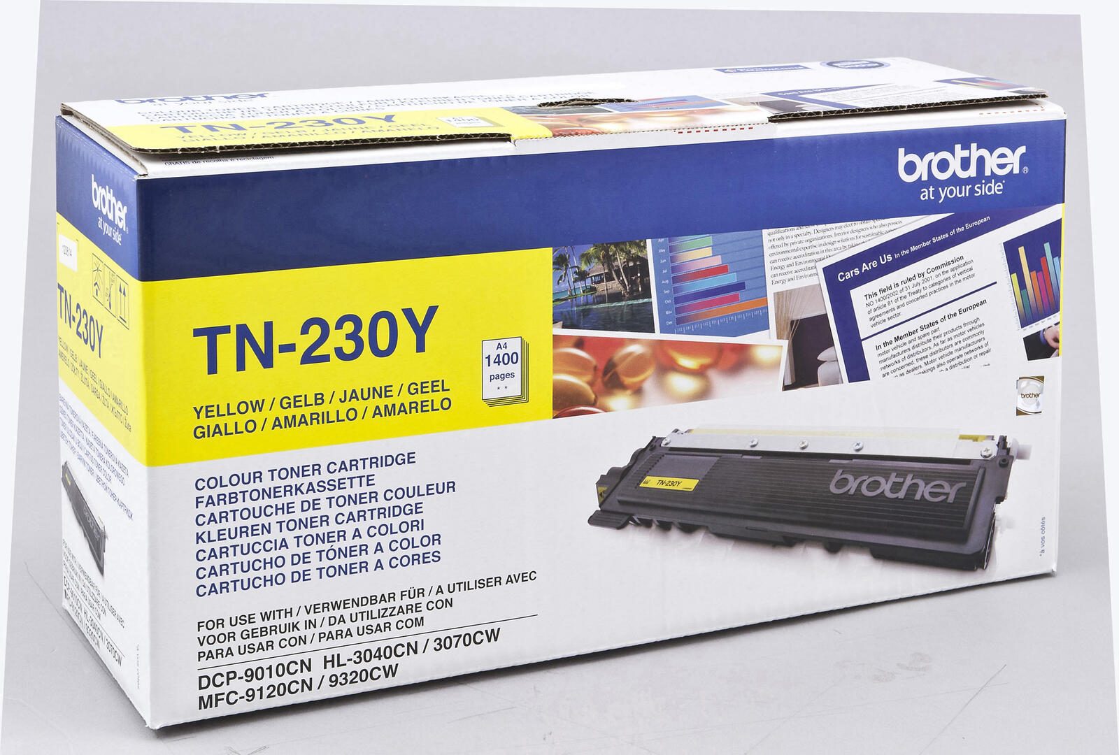 Brother Original TN230Y Toner gelb 1.400 Seiten (TN-230Y)