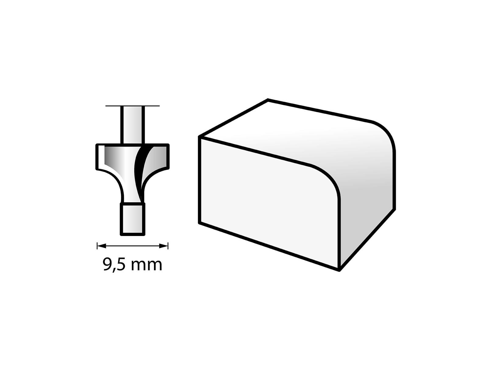 Bosch rounding cutter 615 3.2mm