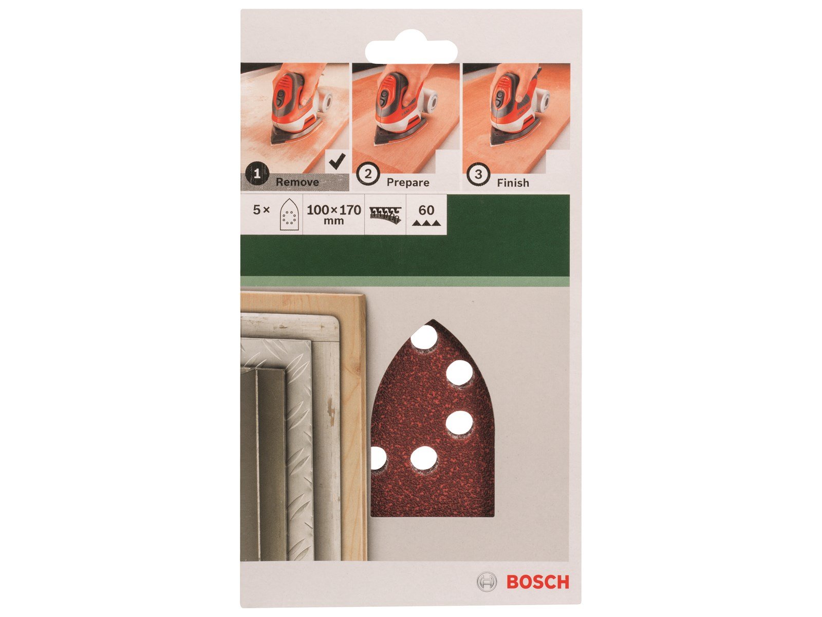 Bosch SLIBEBLAD 100X170MM K60 HUL 5STK GL
