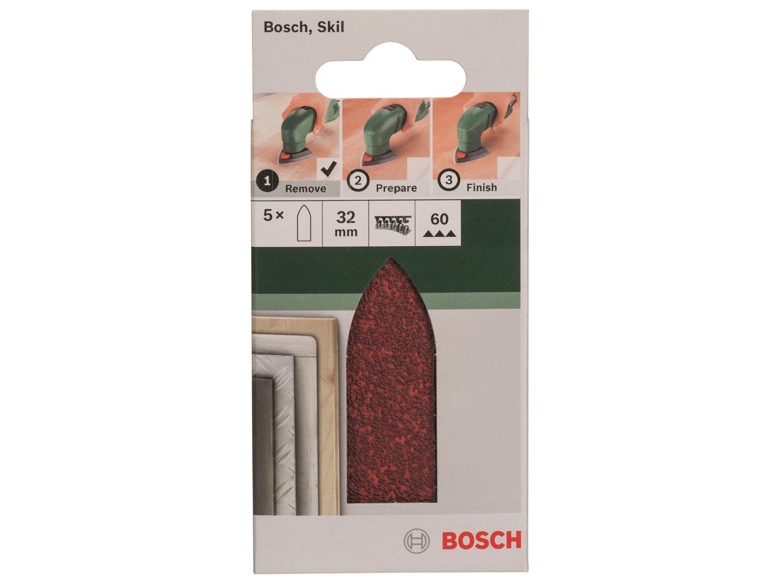 Bosch SLIBETUNGE 32MM K60 U/HUL 5STK GL