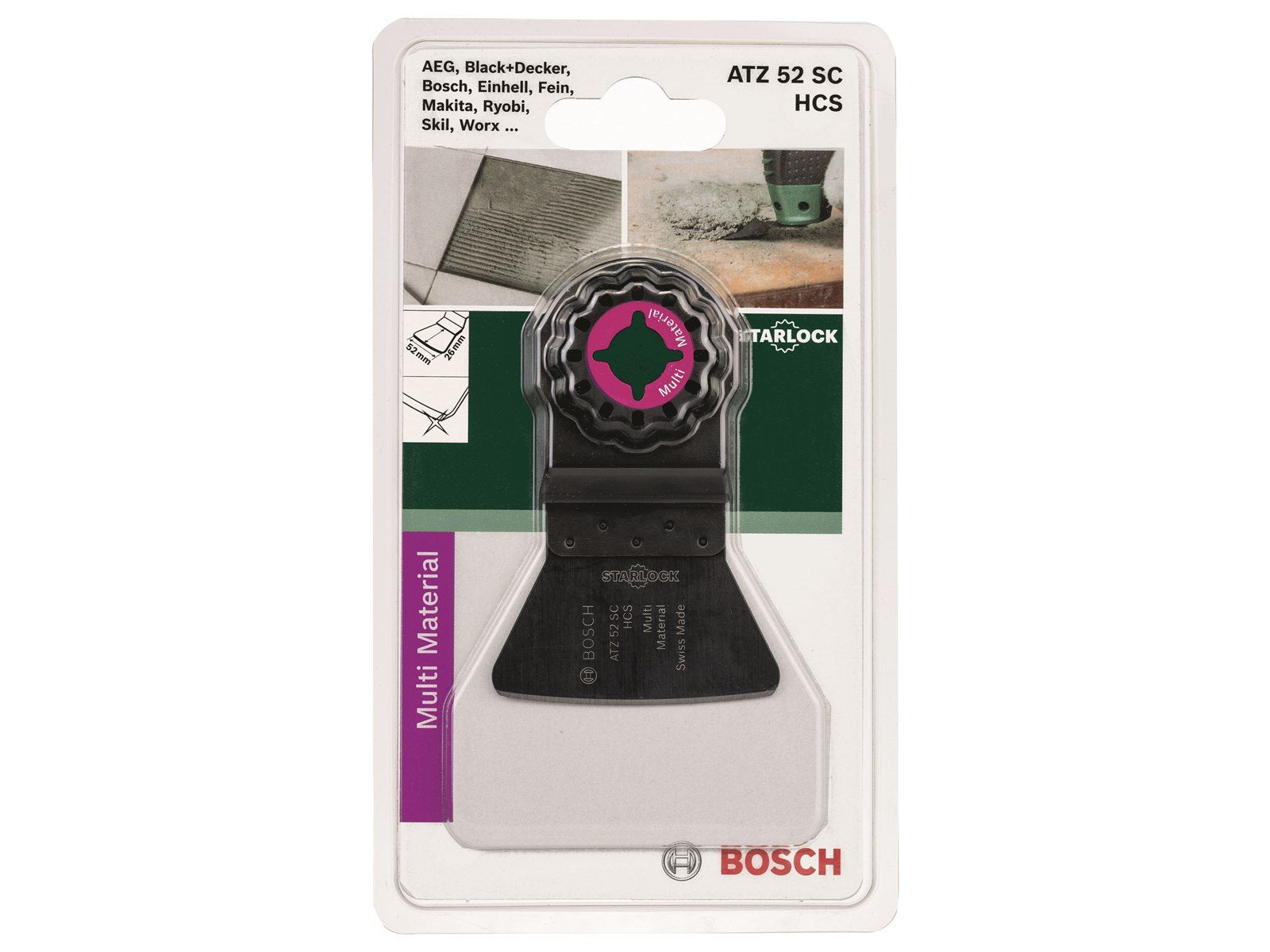 Bosch SKRABER HCS 52X26MM GL