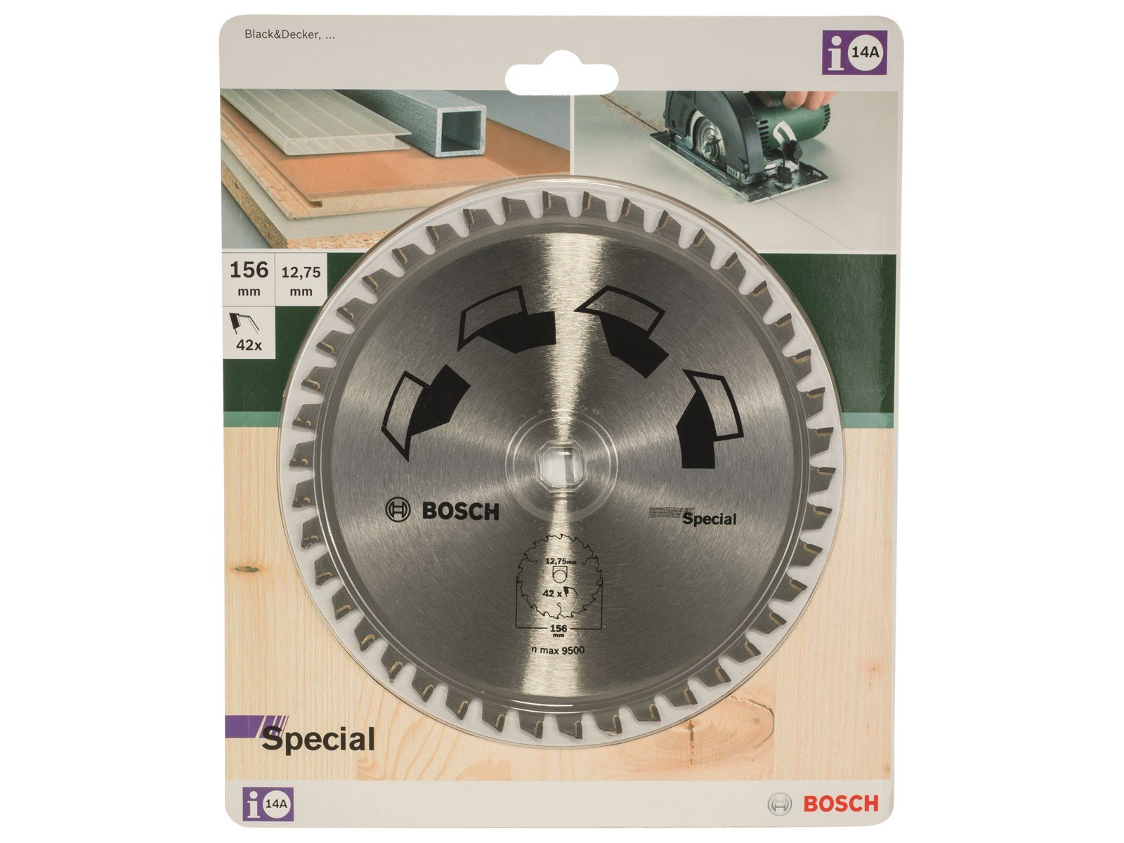 Bosch RUNDSAVKLINGE SPECIAL 156X2X12.7/MM T42