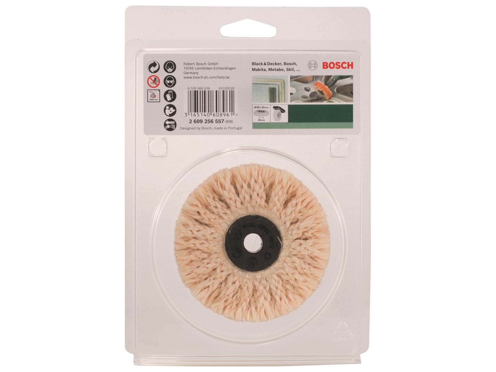Bosch BØRSTE SISAL RIFLET 85X20X10MM