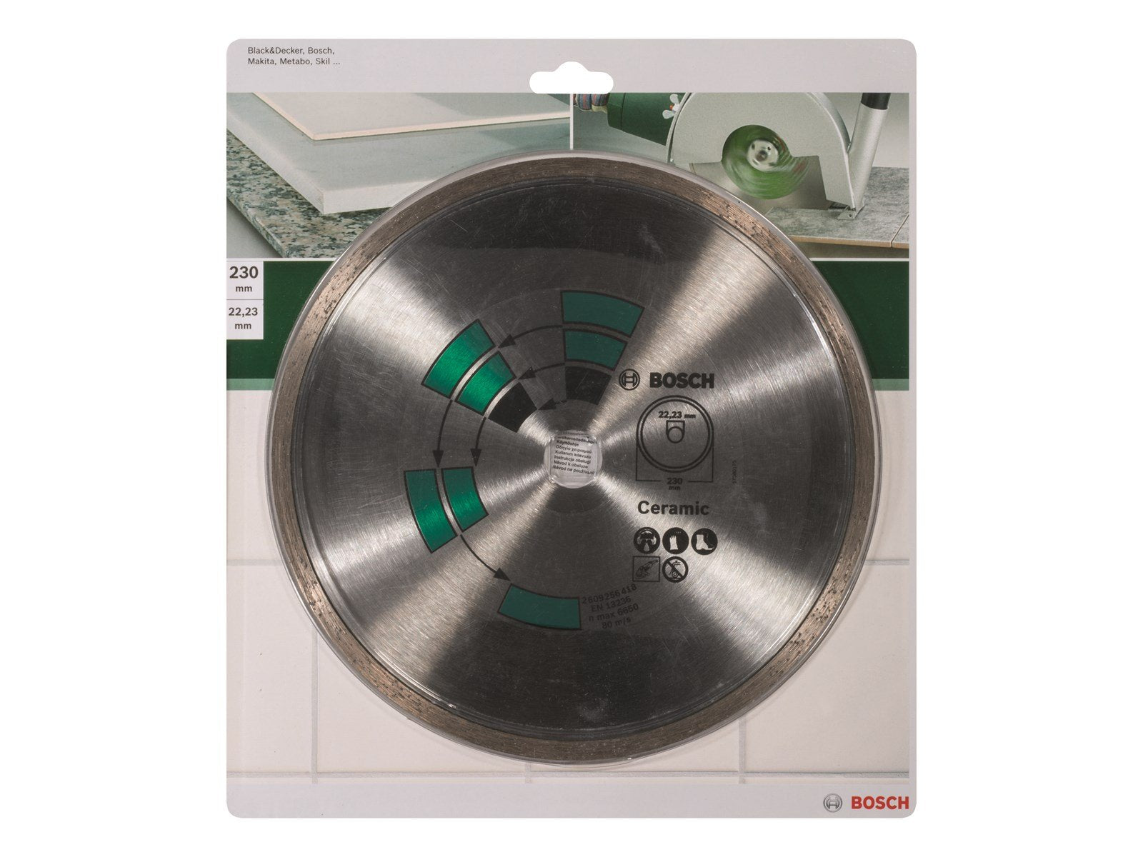 Bosch DIAMANTSKÆRESKIVE 230MM FLISER TOP