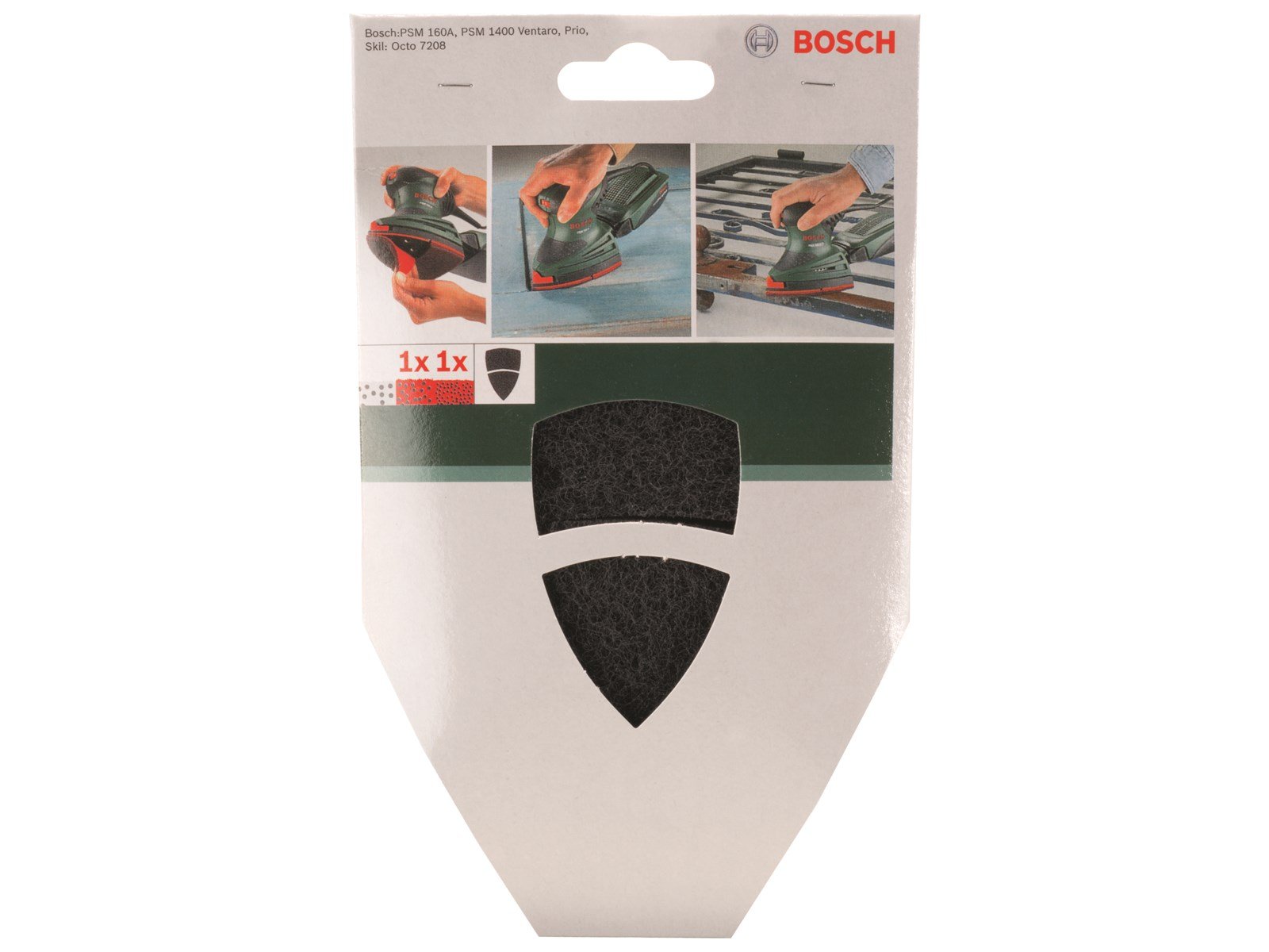 Bosch SLIBEFLEECE 93MM VELCRO MED/FIN 2STK
