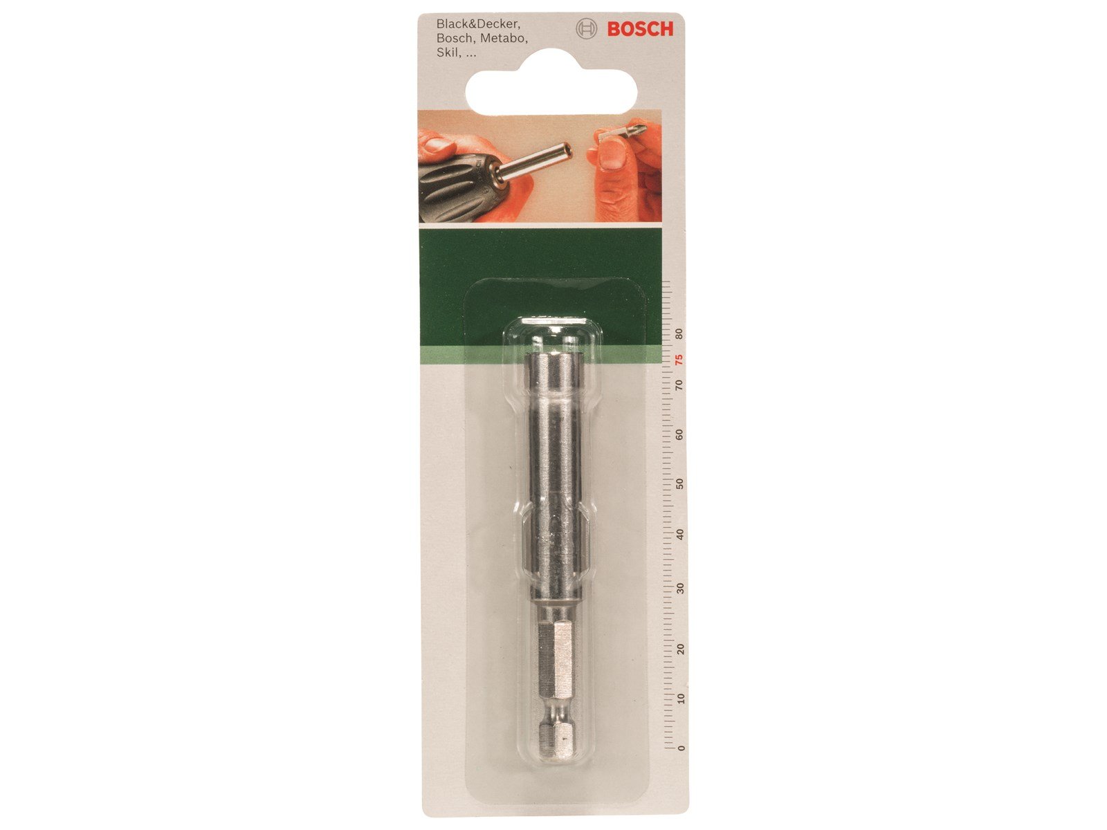 Bosch UNI-HOLDER 75MM 1/4 MAGNET M/SPRINH
