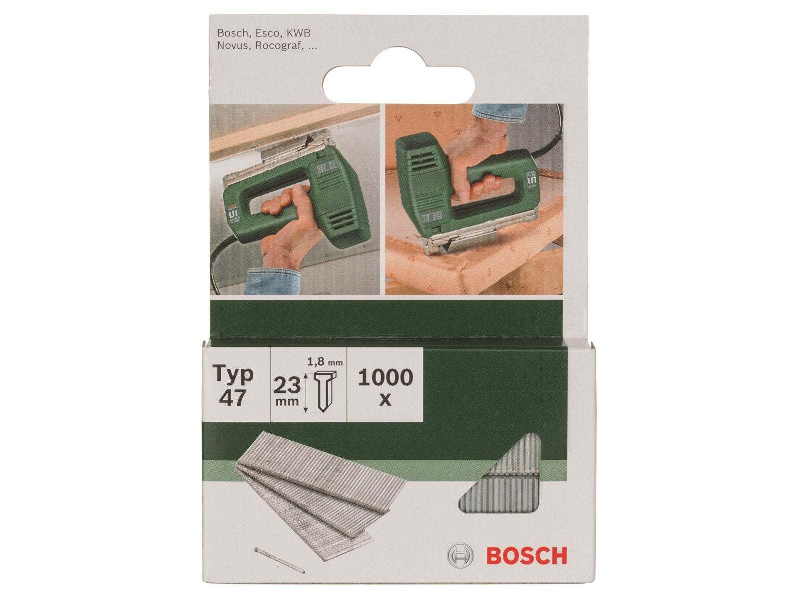 Bosch SØM TYPE 47 1.8X1.27X23MM 1000 STK GL