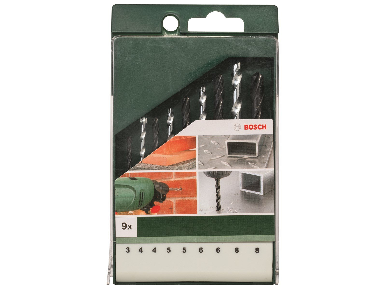 Bosch BORSÆT METAL HSS-R/MURBOR 9 STK