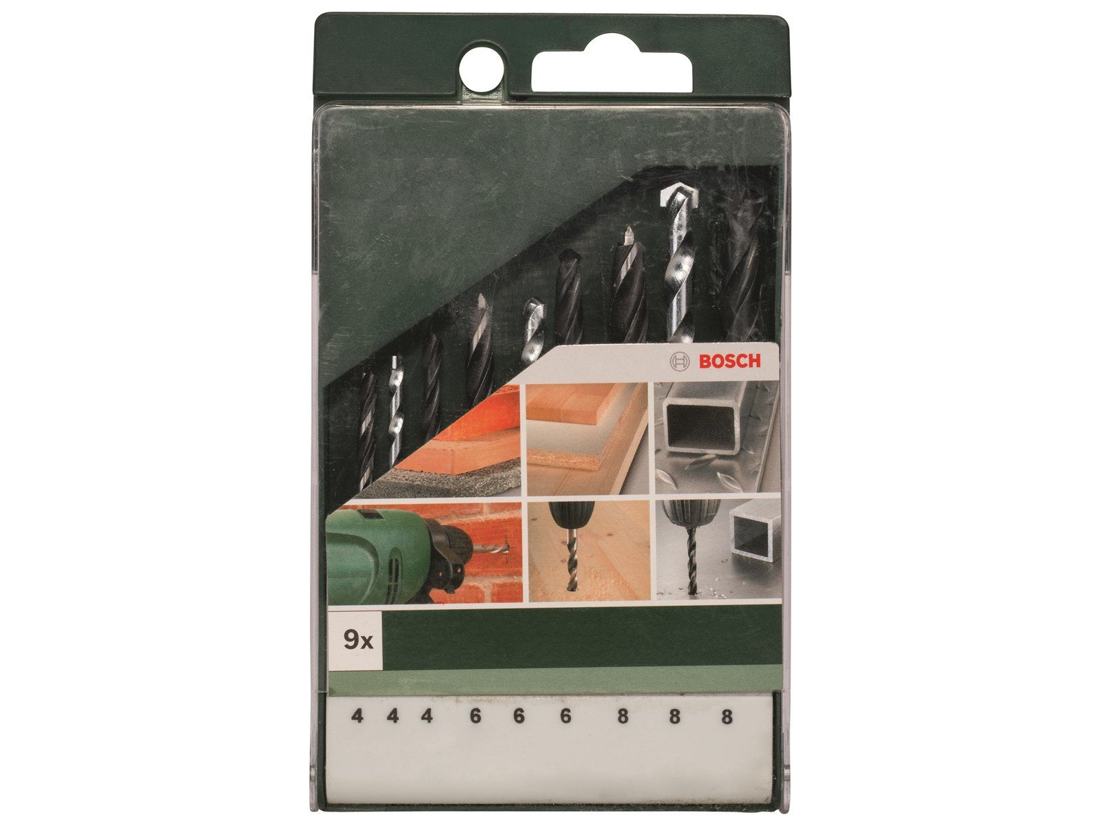 Bosch BORSÆT METAL HSS-R/MUR-/TRÆBOR 9STK